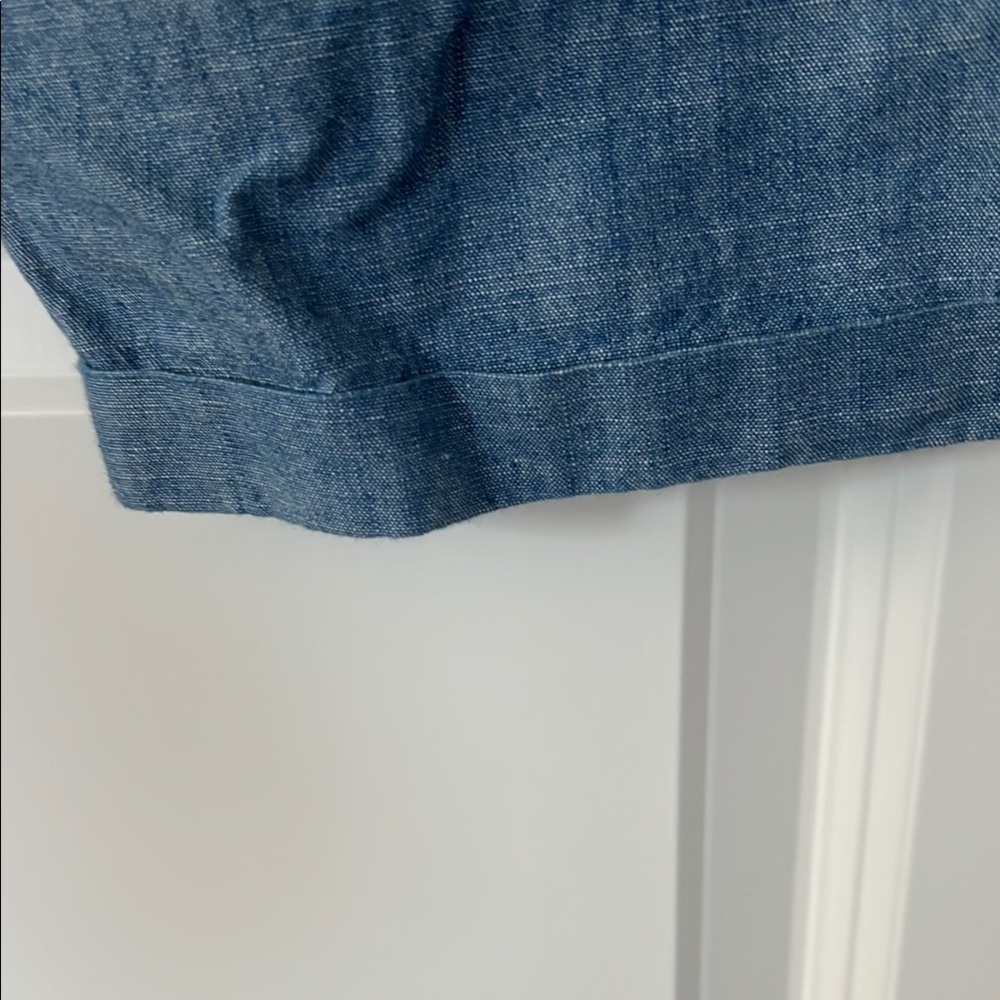 J. Crew Blue Relaxed Fit 100% Cotton Indigo Pants - Picture 6 of 8